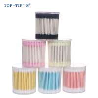 colored paper stick cotton buds