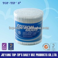 200pcs plastic Cotton Buds/Cotton Tips in Round Can