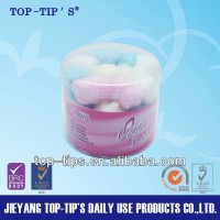 soft colour cotton balls with high quality