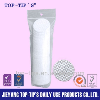 Round faicial cleaning cosmetic cotton pad