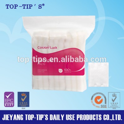 200pcs cotton squares non woven cotton pads