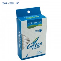 q-tips paper stick cotton swabs in color box